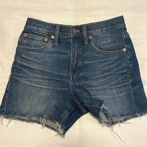 Madewell denim shorts, 3.5 inch inseam